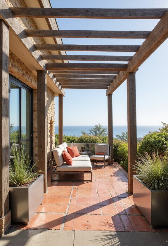 coastal weather resistant patio design