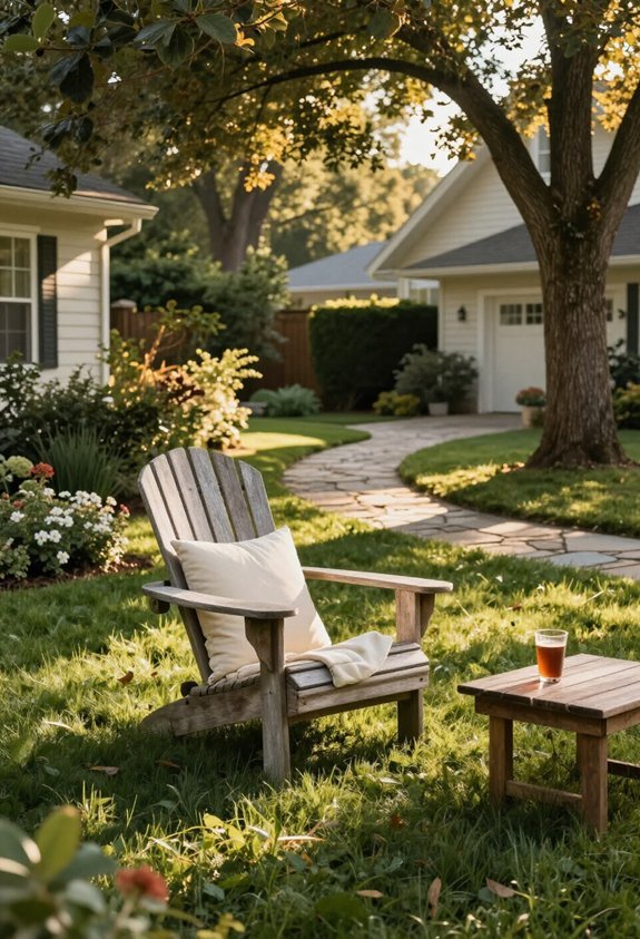 comfortable outdoor seating area
