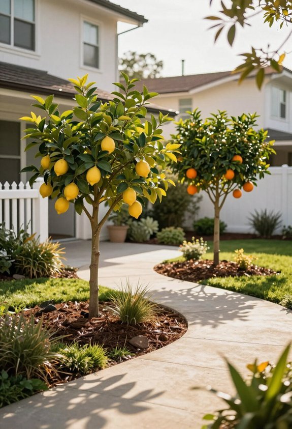compact citrus for warm gardens