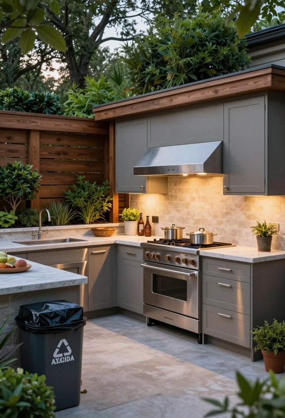 concealed waste management solution