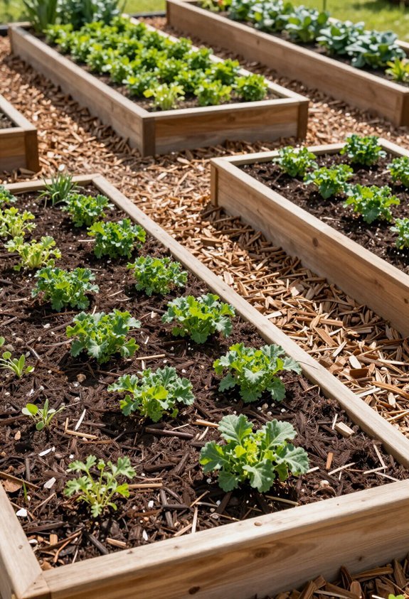 consistent mulch for raised beds