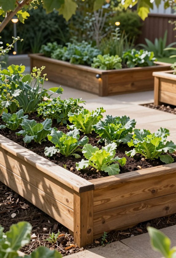 construct raised garden beds