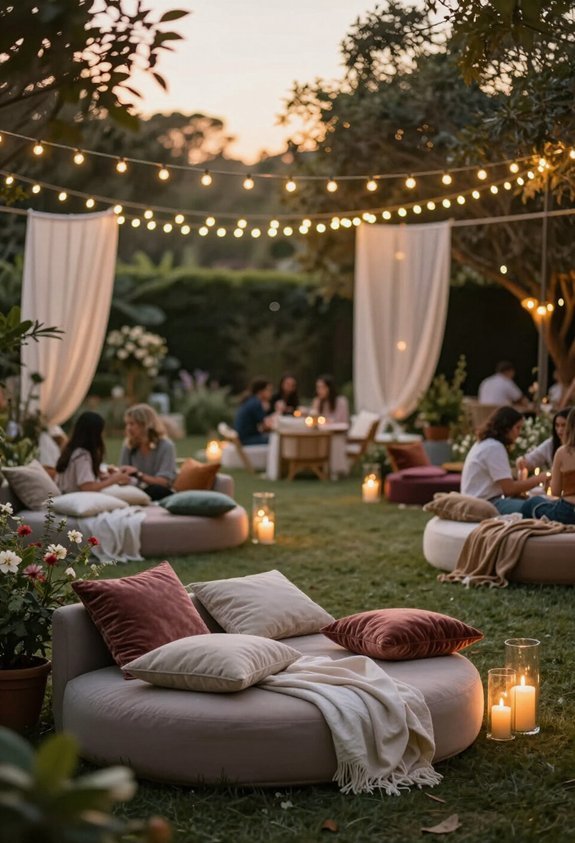 cozy conversation areas outdoors