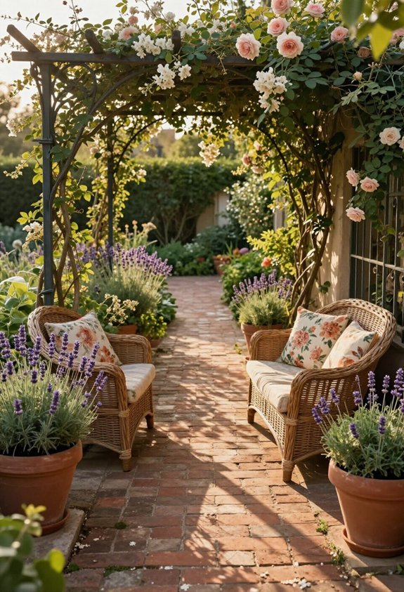 cozy vintage garden retreats