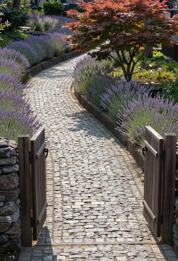 curved walkway enhances experience