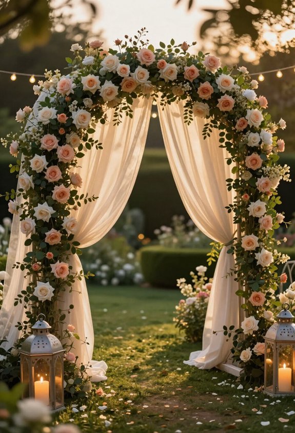 custom backdrop wedding design