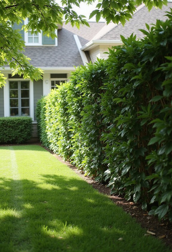 customizable natural boundary hedge