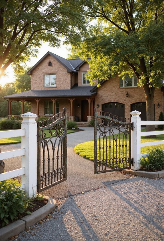 customized farmhouse metal gate signage
