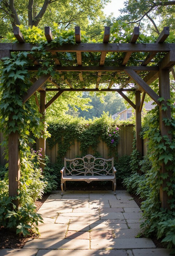 dappled shade privacy architectural interest