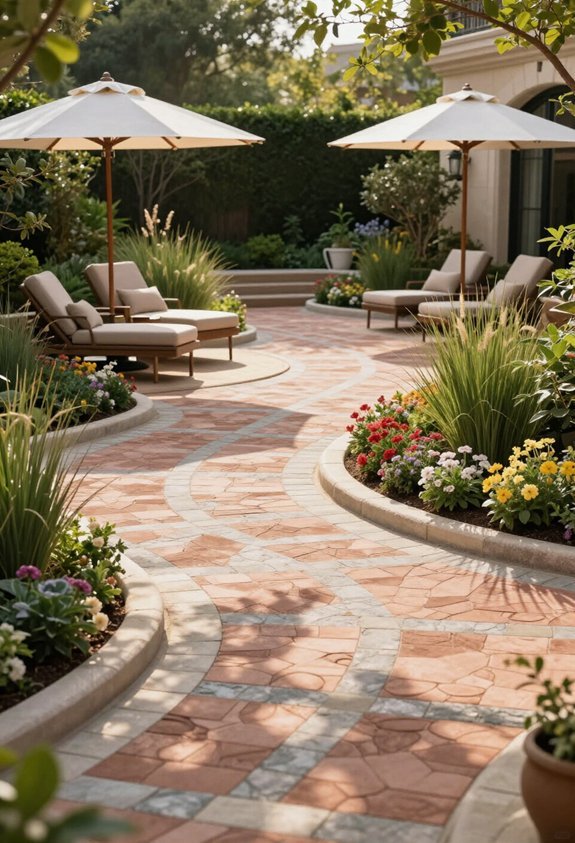 decorative paver pathway design