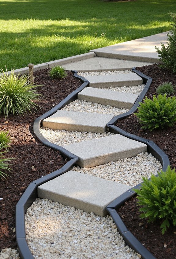 define planting areas clearly