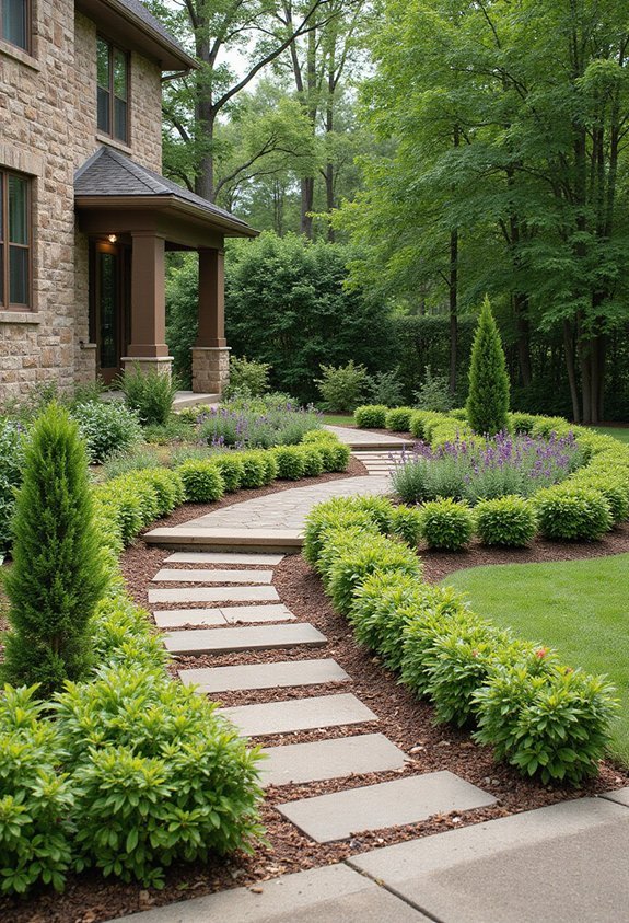 defined borders organized landscape maintenance