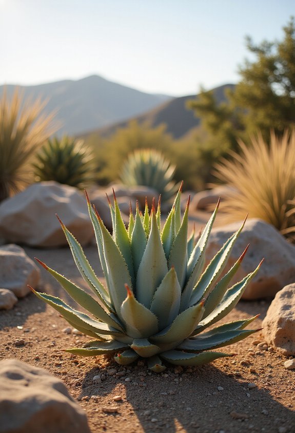 desert landscape focal point anchor