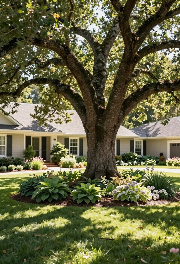 design around mature trees