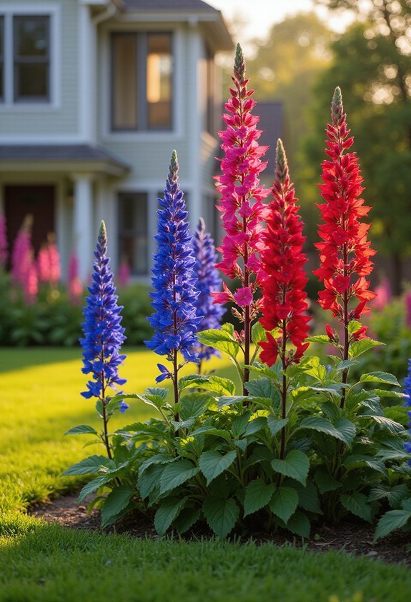 dramatic architectural blooming drought tolerant perennials