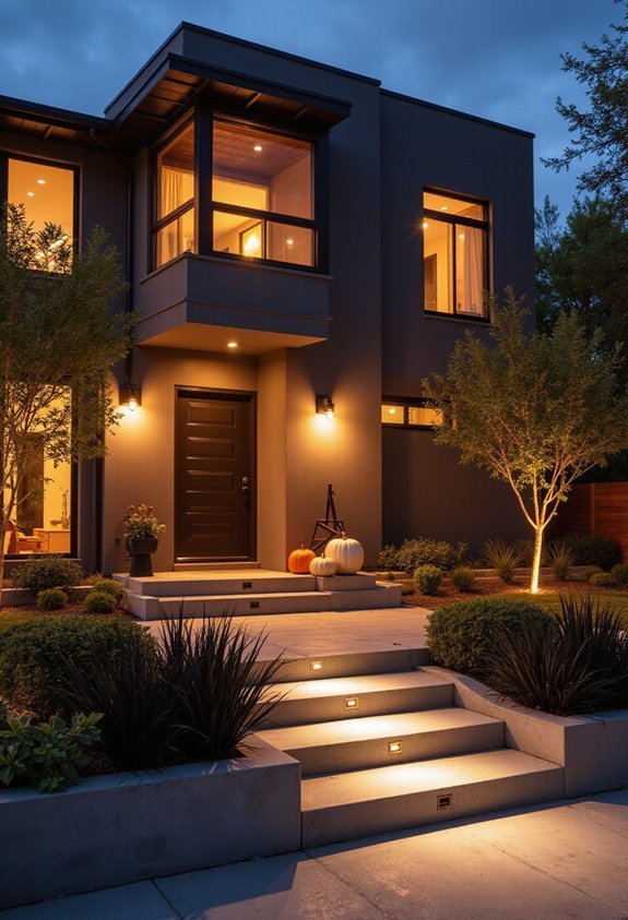 dramatic industrial halloween lighting showcase