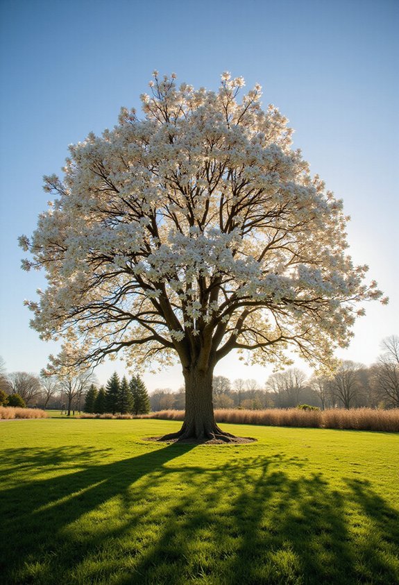dramatic specimen magnolia focal point