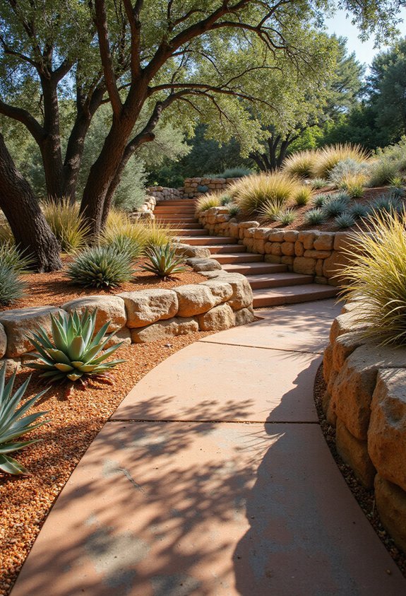 drought resistant low maintenance mediterranean style