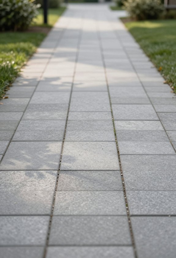 durable concrete paver pathways