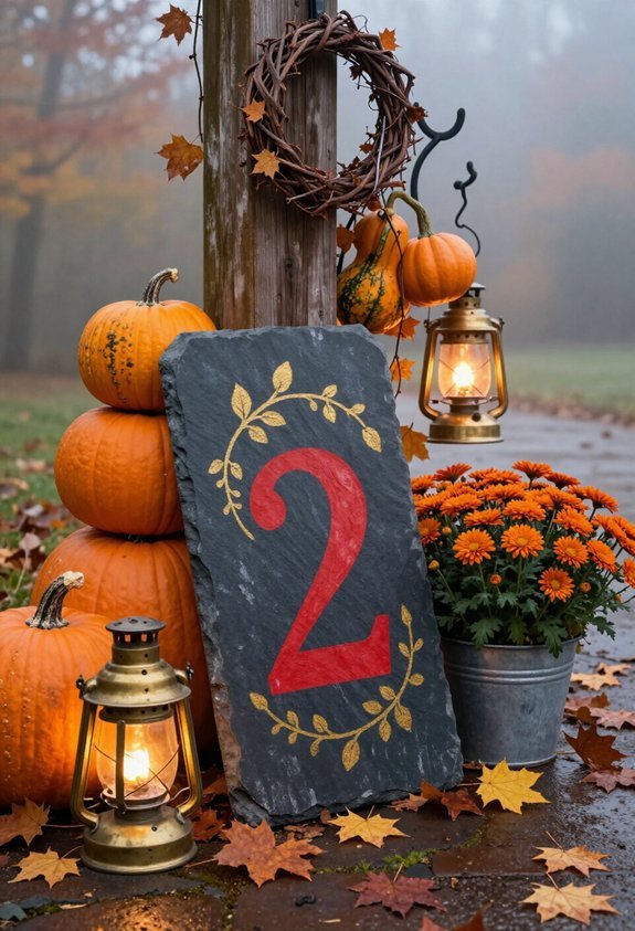 durable customizable slate numbers