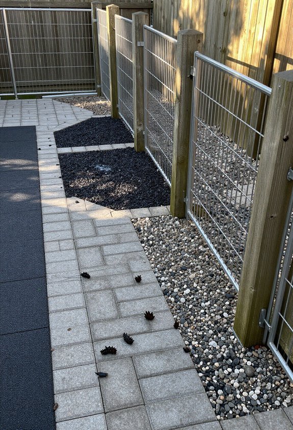 durable drainage friendly dog run