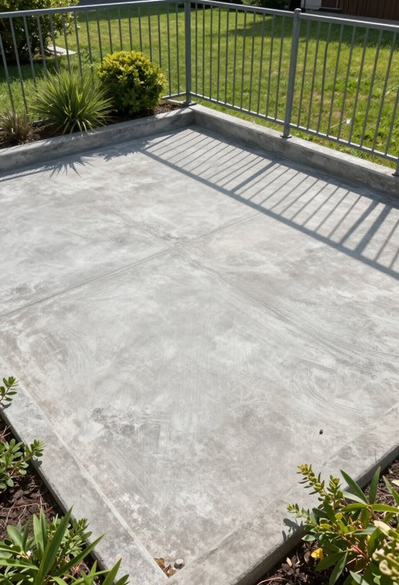 durable easy clean concrete pads