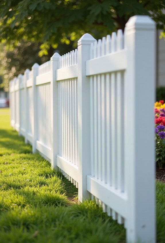 durable low maintenance classic looking vinyl fencing