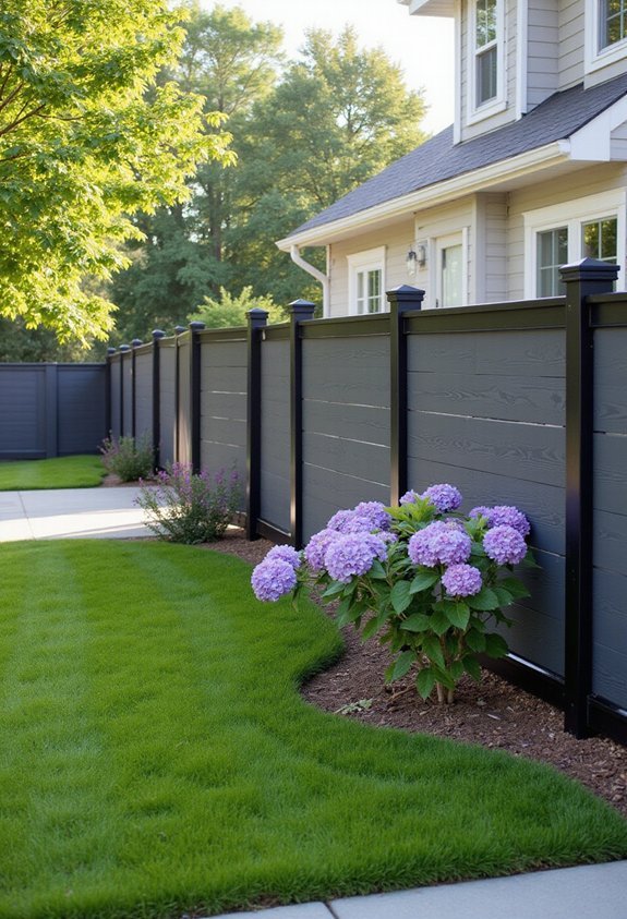 durable low maintenance composite fencing option