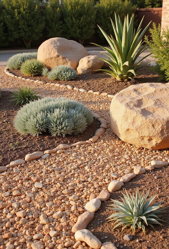 durable low maintenance desert landscaping