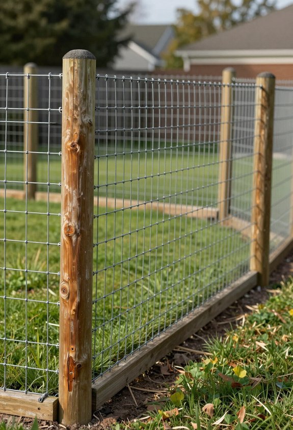 durable low maintenance dog fencing