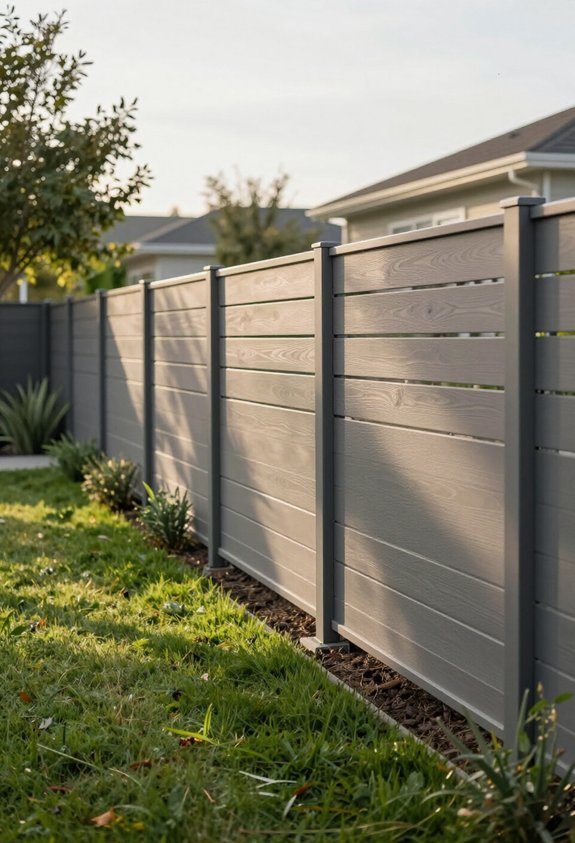 durable low maintenance privacy fencing