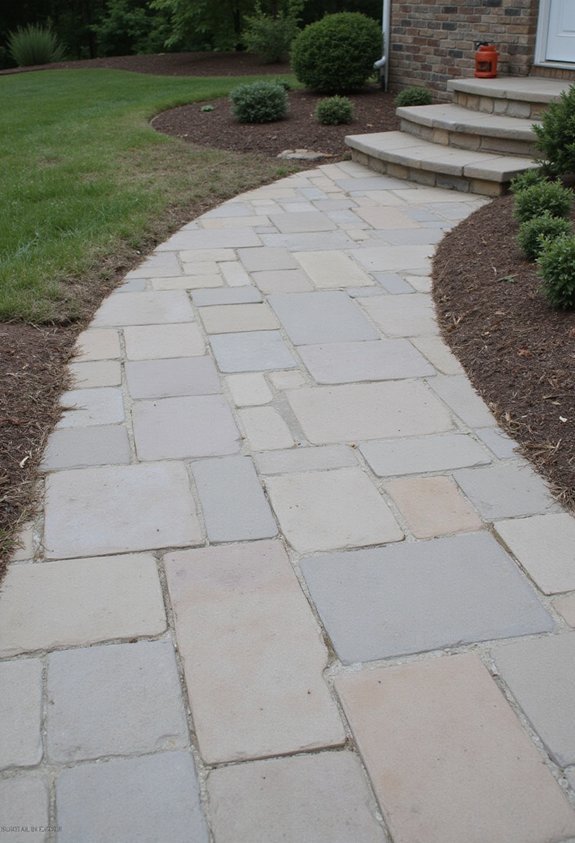 durable visually appealing flagstone walkways