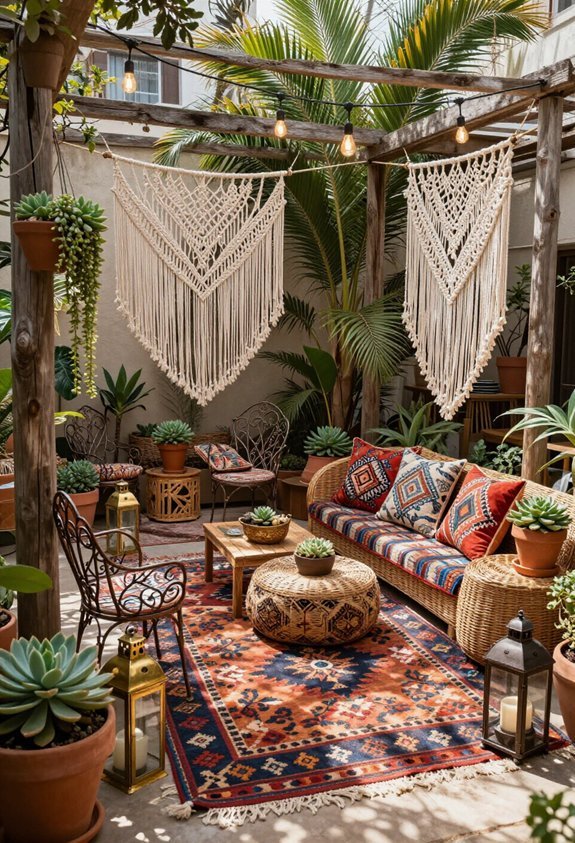 eclectic outdoor comfort design