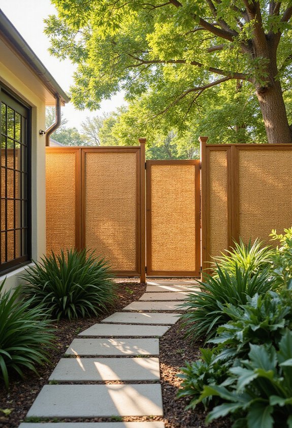 eco friendly natural fiber privacy solution
