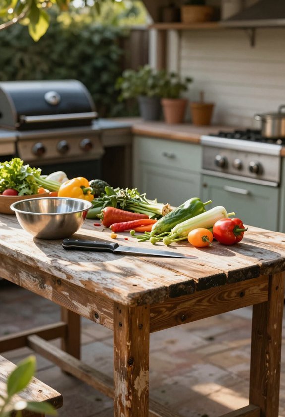 efficient outdoor cooking setup