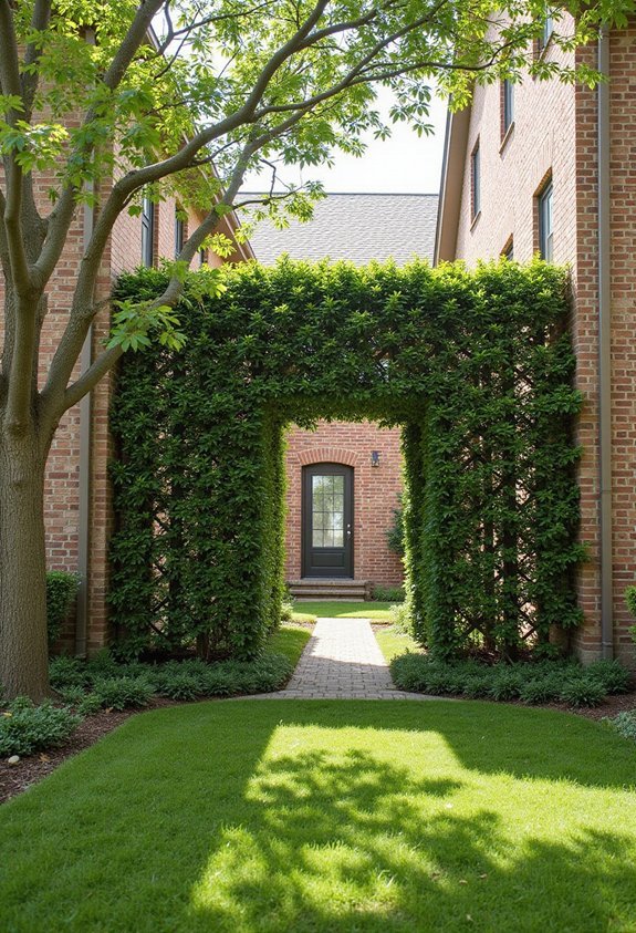 elegant minimal space decorative pruning required