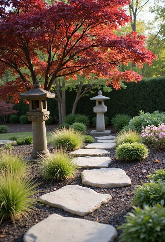 elegant minimalism serene japanese garden