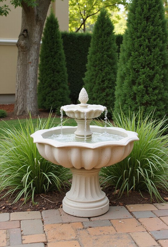 elegant space saving focal point fountains