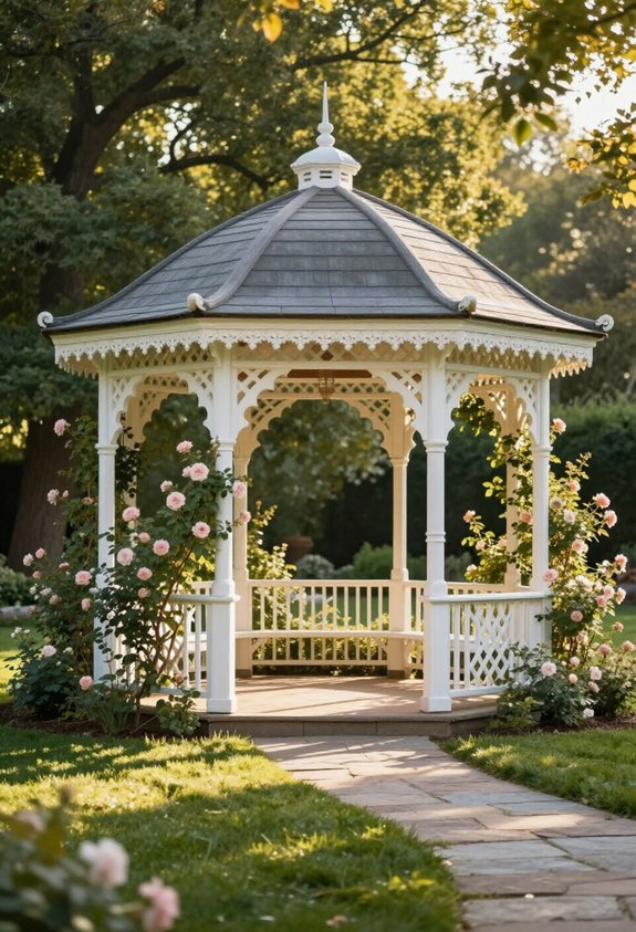 elegant victorian gazebo design