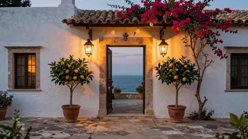 elegant wrought iron lanterns