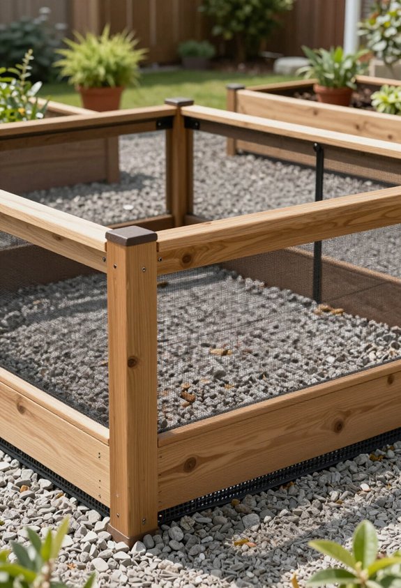 elevated drainage dog runs