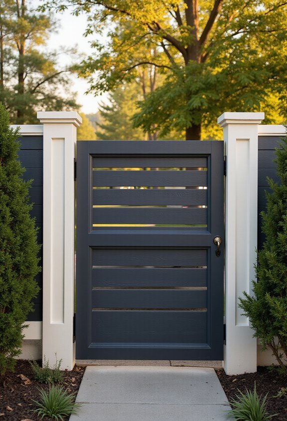 enhancing visual interest modern appeal fencing designs