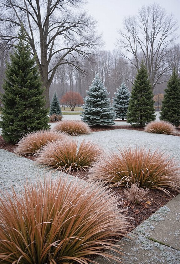 evergreen ornamental winter year round