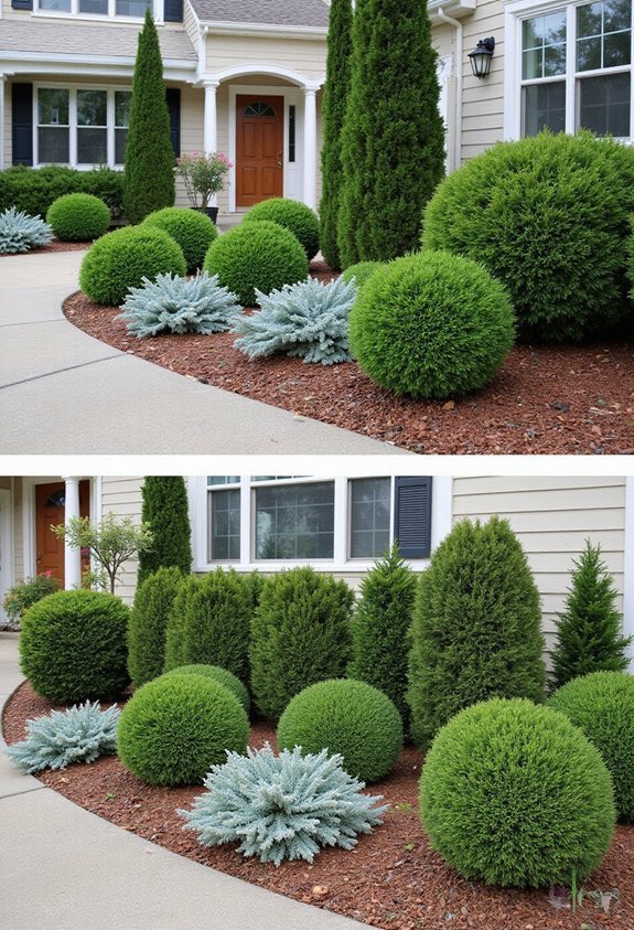 evergreen shrubs for year round visual