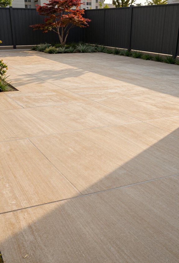 expansive oversize paver installation