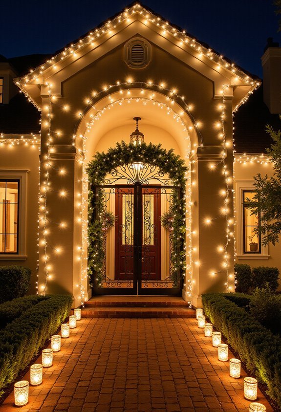 eye catching entryway focal point