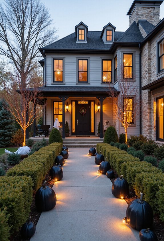 festive halloween outdoor decor inspiration