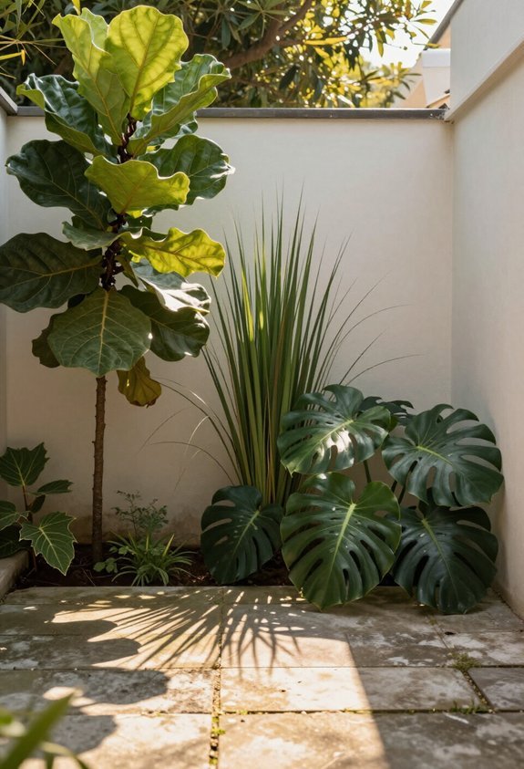 fewer larger plants thrive