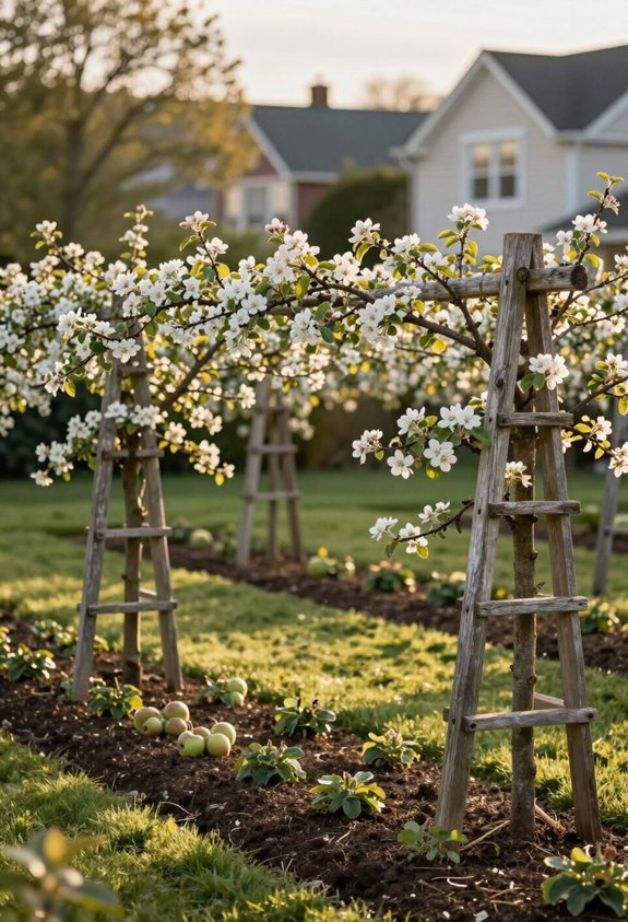 flat fruit tree training
