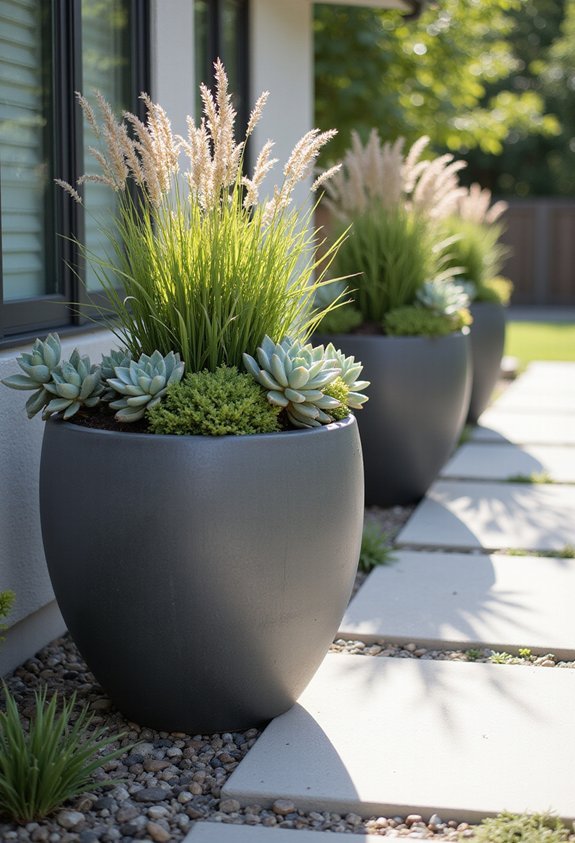 flexible low maintenance container garden designs